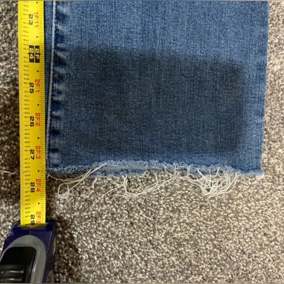 Women’s Mother The Hustler Ankle Fray Jeans Blue Healing Jar Wash, 34 - Picture 8 of 8